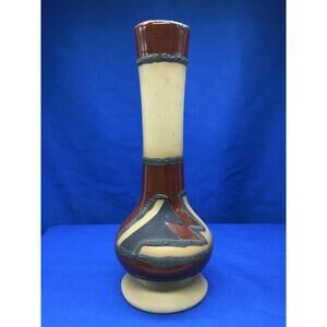 Native American Pottery Vase Signed